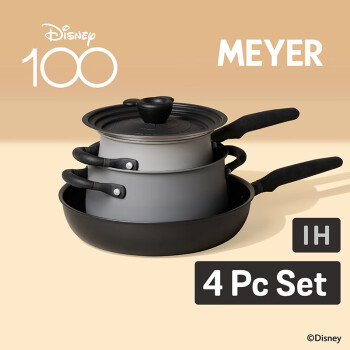 美亚（MEYER）迪士尼100周年限定版锅具套装 煎锅汤锅奶锅 燃气灶电磁炉适用