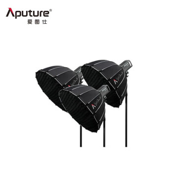 爱图仕（Aputure）艾蒙拉300c全彩视频直播间补光灯 300w柔光摄影灯（含Light Dome Mini SE柔光箱）三灯套装