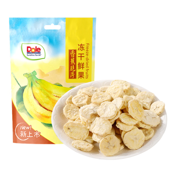 都乐（DOLE）冻干鲜果香蕉片20g 非油炸0添加 蜜饯果干果脯 孕妇儿童休闲零食 