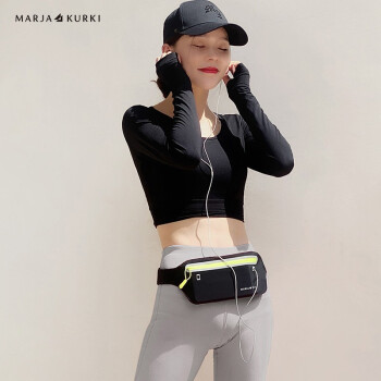 玛丽亚.古琦（MARJA KURKI）运动腰包耳机孔设计款男女通用休闲户外大容量跑步腰包BDD7D6499