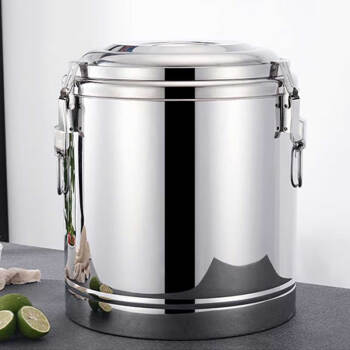 联钢不锈钢保温桶饭菜保温 商用大容量奶茶桶密封桶汤桶工地保温桶