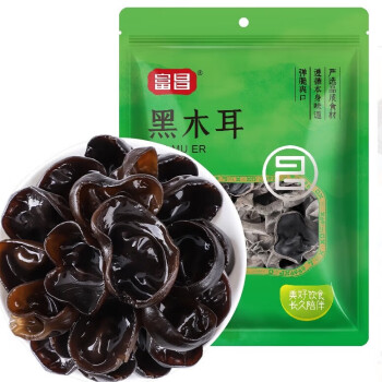 富昌食品 东北黑木耳150g/袋  肉厚脆爽色泽褐亮凉拌食材 7袋起售