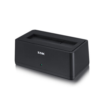 飚王（SSK）DK102 硬盘盒底座 2.5/3.5英寸 SATA串口USB3.0  单盘位 黑色