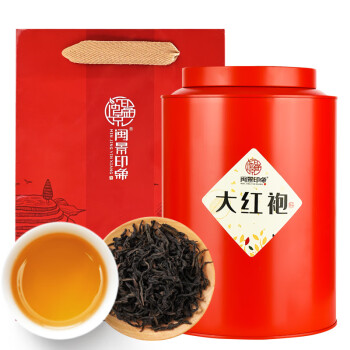 闽景印象乌龙茶武夷山大红袍花香特级350g罐装礼盒茶叶自己喝长辈送礼礼品