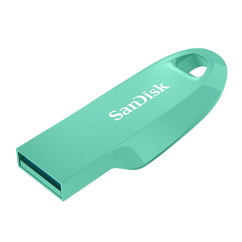 闪迪（SanDisk）128GB USB3.2 U盘 CZ550绿色 安全加密 数据恢复 学习电脑办公投标 小巧便携 车载 大容量优盘