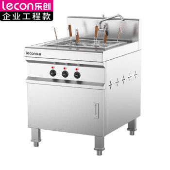 乐创（lecon）商用煮面炉 多功能不锈钢六孔台式煮面炉（发热管）LC-J-ZML3U