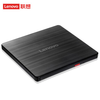联想（Lenovo）外置光驱GP70N【便携稳定 即插即用】外置DVD刻录机 移动光驱 外接光驱 黑色
