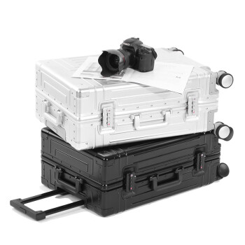 立都（LIDU）宏信全铝镁合金行李箱登机拉杆箱万向轮旅行箱(备注颜色)24吋