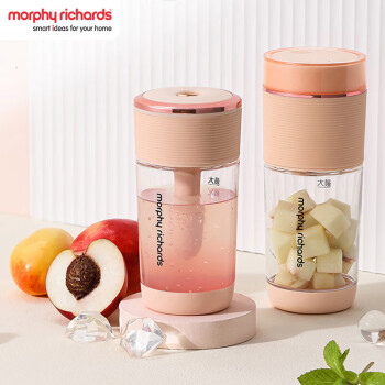 摩飞电器（Morphyrichards）家用多功能破壁机榨汁机果汁机 便携式气泡榨汁杯破壁机 MR9801粉色 