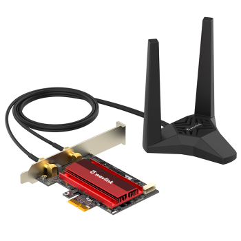 睿因（Wavlink）WL-WN675X2 WiFi6  PCI-E千兆无线网卡3000M5G双频台式机 wifi接收发射器蓝牙5.2