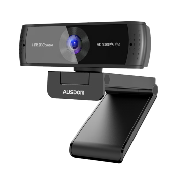 阿斯盾AW651高清2K电脑摄像头台式笔记本网络视频主播直播远程会议60帧usb外接摄影头带麦克风免驱动自动对焦