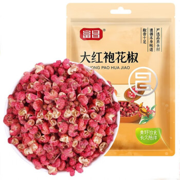 富昌 大红袍花椒 花椒粒大 料卤料包火锅料调味料 50g/袋 DP