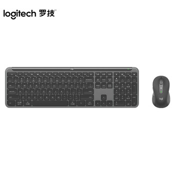 罗技（logitech）MK950键鼠套装 蓝牙键鼠套装 办公键鼠套装 无线键鼠套装 便携超薄键鼠套装 黑色
