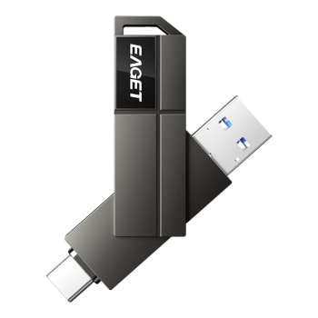 忆捷（EAGET）256GB Type-C USB3.2 手机U盘 CF33双接口手机电脑两用高速大容量OTG办公系统移动车载优盘
