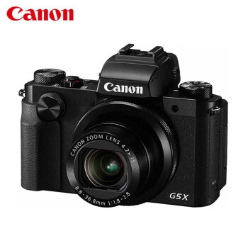 佳能（Canon）PowerShot G5X 数码相机 Vlog视频拍摄（约2020万有效像素，DIGIC 6影像处理器）含128G存储卡