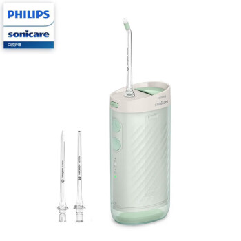 PHILIPS冲牙器 Sonicare小净瓶便携式洗牙器水牙线 绿色（HX3331/02）