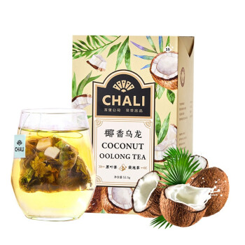 CHALI 茶里椰香乌龙盒装52.5g（15包）椰果干乌龙茶水果茶
