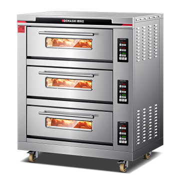 德玛仕商用烤箱大容量 三层六盘大型烘焙专用烤箱烤全鸡烤鸡翅披萨面包蛋糕地瓜DKX-3D-6L丨新厨系列