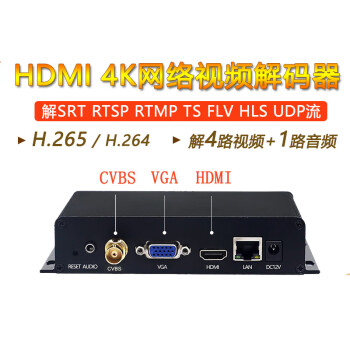 XUNANDA网络配件4K HDMI网路视频解码器 DE-CVH3 一个