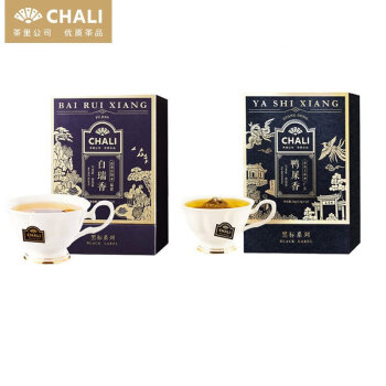 CHALI茶里 黑标乌龙茶叶茶包组合 2盒装【白瑞香30g+鸭屎香单枞30g】