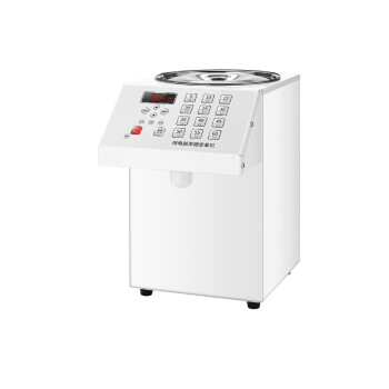 苏勒 果糖机商用奶茶店专用设备微电脑自动果糖机16键 白色（8.5L)