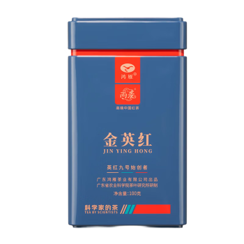 鸿雁金英红 2024年生态茶园新春茶英红九号英德红茶100g 农科院茶科所