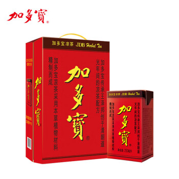 加多宝凉茶植物饮料茶饮料250ml*16盒 礼盒装