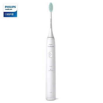 飞利浦（PHILIPS）电动牙刷小羽刷 声波震动牙刷成人电动牙刷 两种模式 轻羽白 HX2421/02