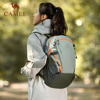 骆驼户外双肩包男女背包旅行包轻量书包大学生徒步旅游登山包