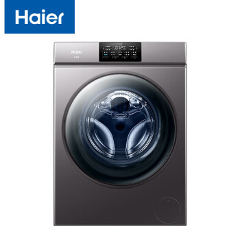 海尔（Haier）全自动滚筒洗衣机 10kg大容量 变频节能一级能效 防生锈除菌螨 XQG100-B06 一价全包