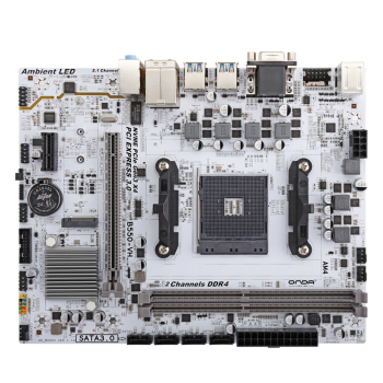 昂达（ONDA）B550-VH-W（AMD B550/Socket AM4）支持5700X3D/5700X/5600/5500 娱乐办公主板
