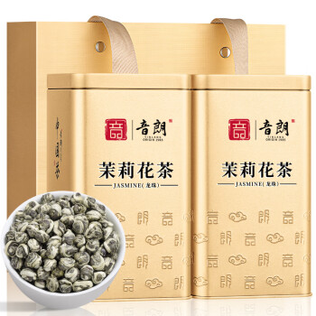 音朗茶叶 2024新茶茉莉花茶龙珠特级十窨臻品嫩芽浓香型年货送礼300g