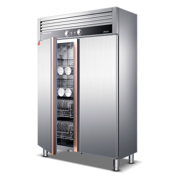 德玛仕（DEMASHI）商用消毒柜 热风循环双开门不锈钢立式厨房饭店用消毒碗柜 XDR900F-1