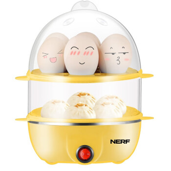 nerf 蒸蛋器自动断电小型迷你早餐神器 煮蛋器 PA-615 白色