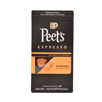 Peet's Coffee皮爷peets 胶囊咖啡美式浓缩 馥郁焦糖风味 10颗装