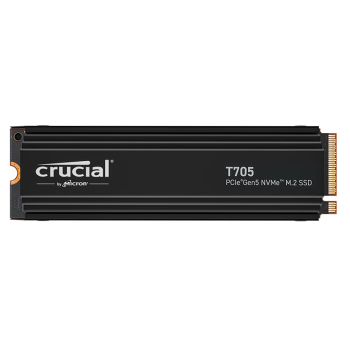 Crucial英睿达 美光1TB SSD固态硬盘 M.2接口(NVMe协议 PCIe5.0*4)读速13600MB/s Pro系列 T705散热版