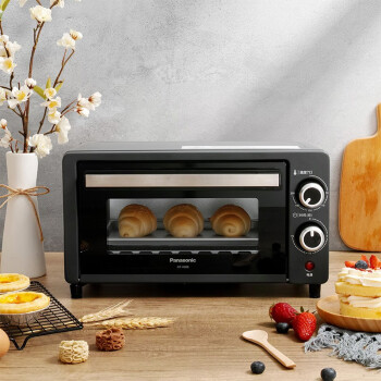 松下家用电烤箱9L 小型双层烘焙多功能烤蛋糕全自动迷你烤箱 NT-H900HSQ