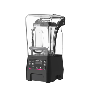 乐创（lecon）沙冰机商用萃茶机碎冰机绵绵冰机奶泡机果汁机榨汁机刨冰机隔音罩多功能冰沙机 触屏款FT-901D
