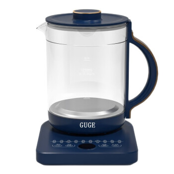 谷格（GUGE）热水壶 养生壶迷你杯 煮茶器热水壶 智能炖煮双全 多功能养生壶G10 深蓝色