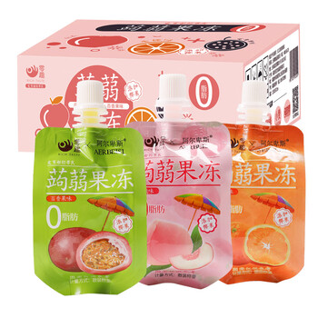 京东极速版:零趣 蒟蒻果冻 整箱500g5.9元包邮