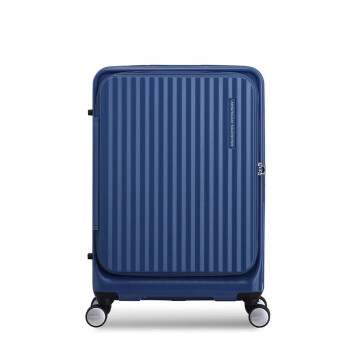 美旅箱包侧开盖胖胖箱出游行李箱大容量拉杆箱旅行密码箱24英寸NF2深蓝色