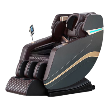 奥克斯（AUX）按摩椅家用全身太空舱全自动多功能零重力智能电动按摩沙发按摩机父亲节生日礼物实用深棕色