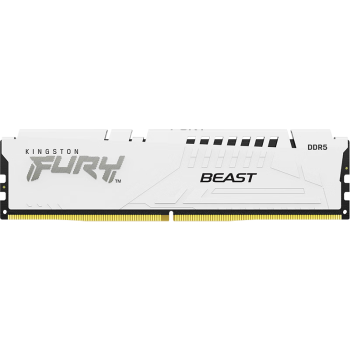 金士顿（Kingston）FURY 32GB(16G×2)套装 DDR5 6000 台式机内存条 Beast 超级野兽系列 海力士A-die颗粒 CL30 白色款