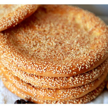 新疆馕饼手工原味芝麻饼油酥烤馕乌鲁木齐清真饼糕点早餐小吃囊饼小馕