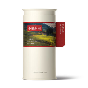 小罐茶（XIAOGUANTEA）彩标系列 红茶 滇红茶 普洱熟茶 陈皮白茶 80g1罐-大红袍