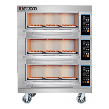 特睿思（TERUISI）电烤箱商用大型燃气面包烤炉三层六盘大容量蛋糕披萨烘焙烤箱一层二盘二层多层 DL-309