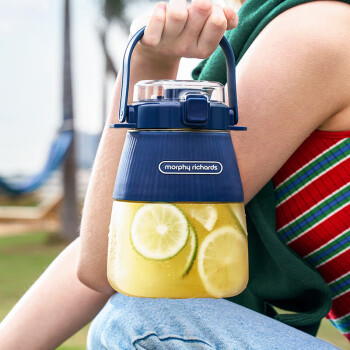 摩飞电器二代榨汁杯榨汁桶充电无线果汁机大容量便携榨汁机MR9805 9806蓝色