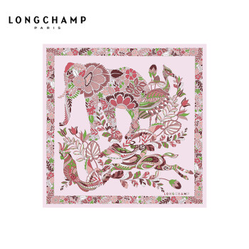 LONGCHAMP珑骧Foret Longchamp系列女士丝巾方巾配饰配件