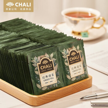 CHALI 茶里无纺布经典绿茶200g 酒店餐厅专用茶包量贩装100包/袋