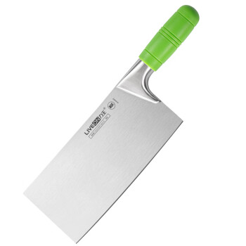 力王 厨房刀具切片刀中片刀切菜刀切丝单刀 片刀绿色pp手柄99360059